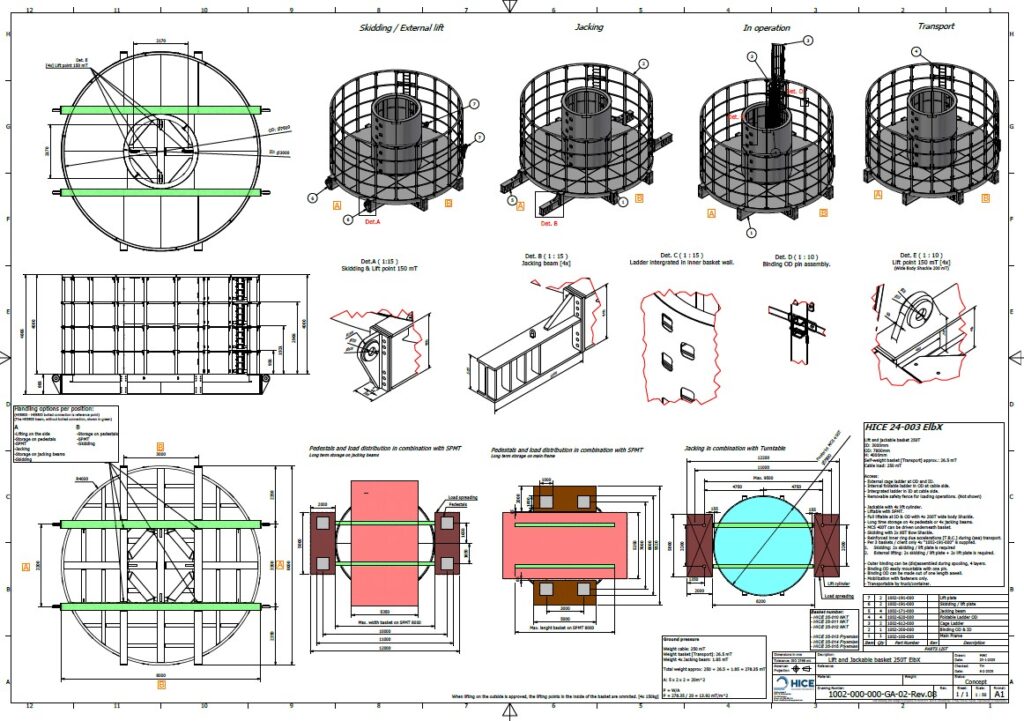 3x (25-010 – 25-011 – 25-012) Baskets ElbX Project